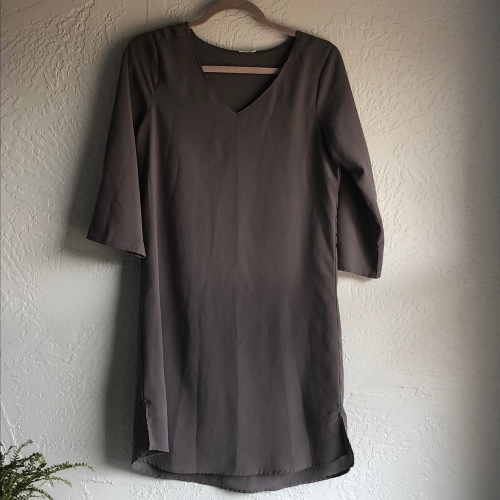 Grey tunic dress